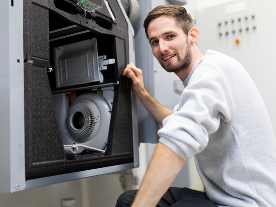 For Students young man working for Students