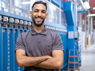 Bilele Bilele, Machine Operator at zehnder